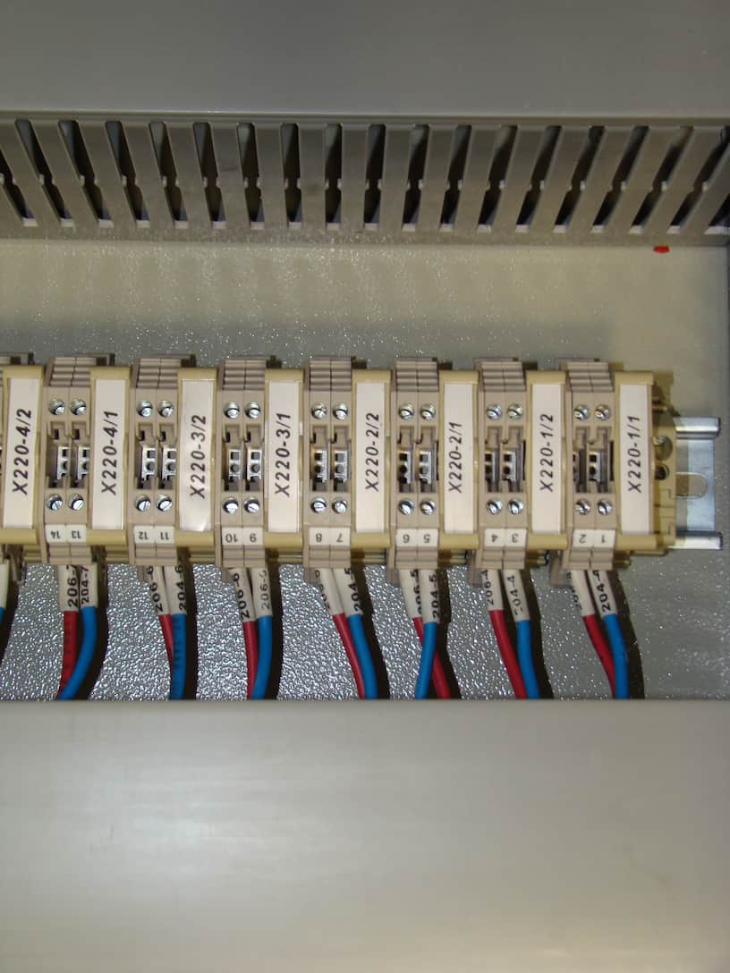 wireing control panel