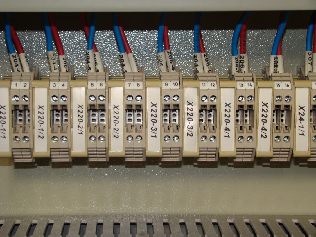 cabling control panel